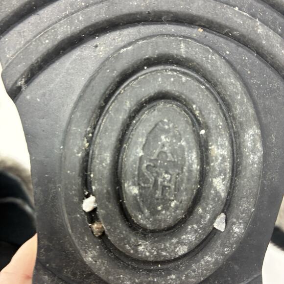 Ash Yorkie Sheep Skin Black Wedge Black Boot 39 (8.5) - Picture 9 of 11